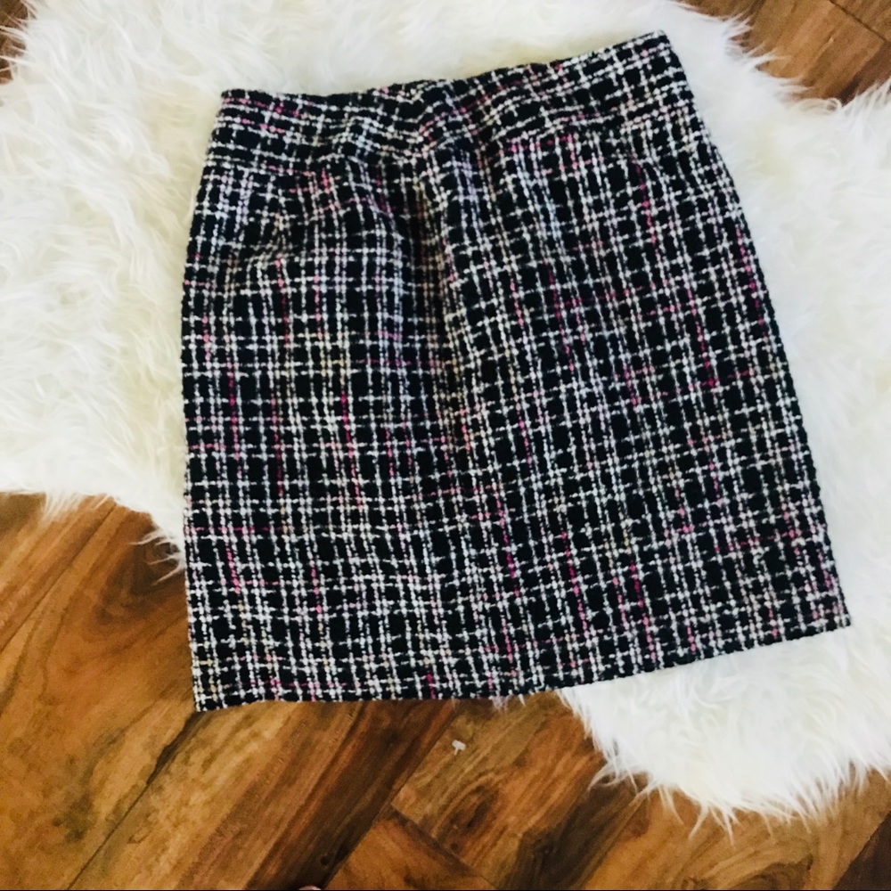 Style & Co Tweed Mini Skirt Size 6 officewear